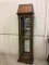 Tall Narrow Glass Door Lighted Curio Cabinet