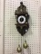 Wall Hanging Keywind Weighted Clock