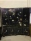 Four Section Oriental Folding Screen