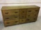 Wood Dresser w/ 9 Drawers