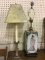 Lot of 2 Table Lamps Including Oriental Design