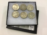 Lot of 6 Peace Dollars Including