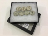 Lot of 7 Liberty Half Dollars