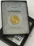 1932 PCGS MS62 Ten Dollar Gold Indian Head Coin