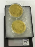 Lot of 2-2018 $25 Dollar Cook Islands Coins