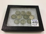 Lot of 10-1883 V-Nickels