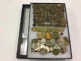 Group of Various Coins & Tokens Including