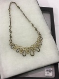 Ladies 925 Ornate Filligree Necklace