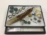 Collection of Ladies Mostly Silver Costume Jewelry