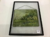 Adv. Painting on Glass w/ Wire Holder-