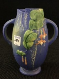 Roseville Dbl Handled Fuschia Vase (7 1/2 Inches