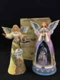 Lot of 2 Jim Shore Angel FIgurines Including