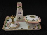 4 Piece Hand Painted Nippon Dresser Set