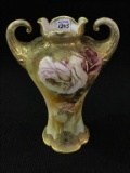 Hand Painted Floral Decorated Vase