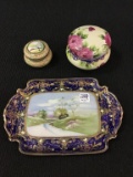 Lot of 3 Hand Painted Nippon Pieces