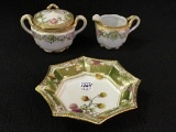 Lot of 3 Hand Painted Nippon Pieces