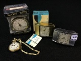 Lot of 4 New Westclox Pieces Including