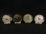 Lot of 4 Various Westclox Baby Ben Alarm Clocks