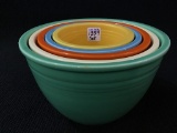 5 Piece Fiesta Nesting Mixing Bowl Set