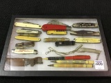 Group of Various Folding Pocket Knives-Some