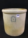 3 Gal Stoneware Crock Front Marked