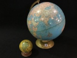 Lot of 2 World Globes Including Cramm's