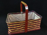 Vintage Dept. Store Folding Shopping Basket