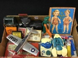 Group of Toys Including Fortune Telling Game