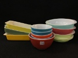 Lot of 13 Various Pyrex Bowls & Dishes