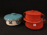 Lot of 3 Various Cookie Pans Including