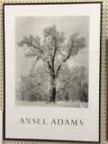 Framed Ansel Adams WInter Print
