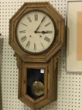 Wall Hanging Keywind Clock (Appears to be in