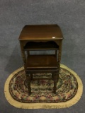 Vintage Telephone Stand w/ Matching Wood