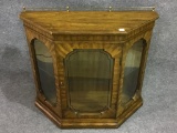 Sm. Lighted Glass Door Curio Cabinet