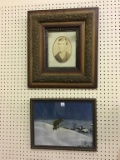 Lot of 2 Framed Pieces Including Ornate