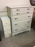 Lot of 2 Painted Furniture Pieces Including