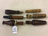 Lot of 6 Various Calls Including 5 Duck Calls by