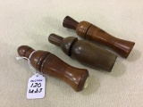 Lot of 3 Duck Calls Including One By Bob Williams-