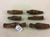 Lot of 6 Various Duck Calls Including Two