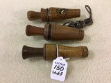 Lot of 3 Calls Including 2-Duck Calls-One by