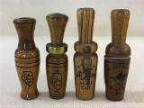 Lot of 4 Calls Including Black Duck-Duck Call