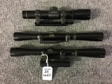 Lot of 3 Scopes Including 2-Redfield-