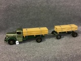Smith MIller Flat Bed Lumber Hauling Truck