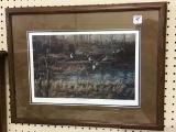 Framed-Signed Print-Apple River Mallards by