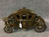 Unknown Ornate Wood Stagecoach
