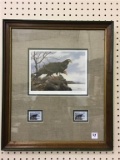 Framed-Signed & Numbered Buzzard Print