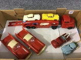 Group of Plastic Toys Including Hubley