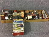 Group of 3 Lg. Boxes of Various Train Buildings