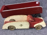 Lot of 2 Toys Including Buddy L Wood Toy Truck