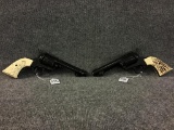 Lot of 2 Hahn .45 BB Single Action Revolvers